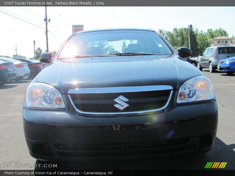 Fantasy Black Metallic / Grey 2007 Suzuki Forenza Sedan
