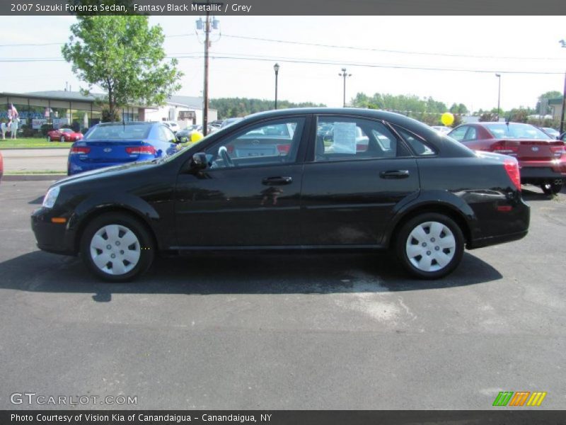 Fantasy Black Metallic / Grey 2007 Suzuki Forenza Sedan