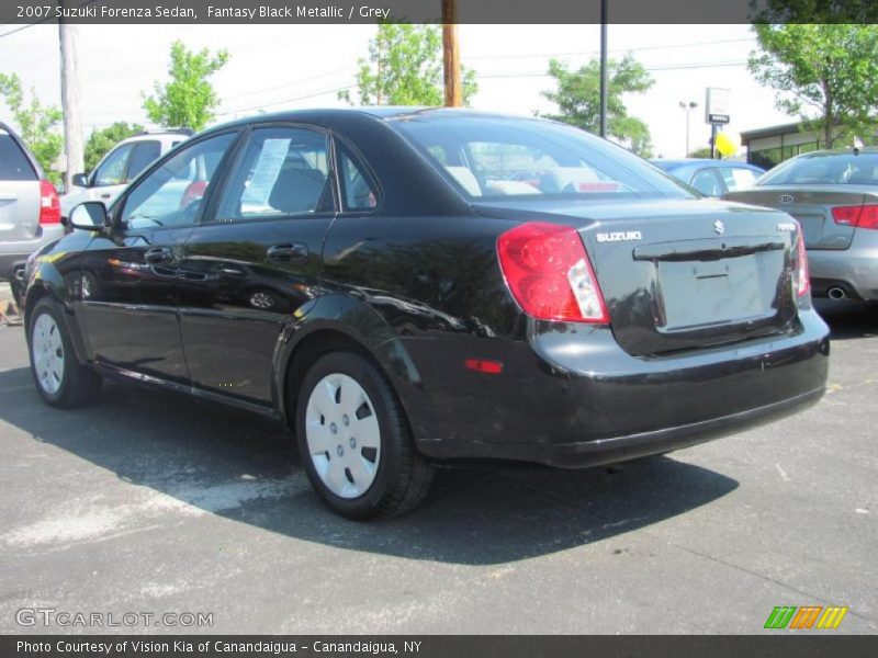Fantasy Black Metallic / Grey 2007 Suzuki Forenza Sedan