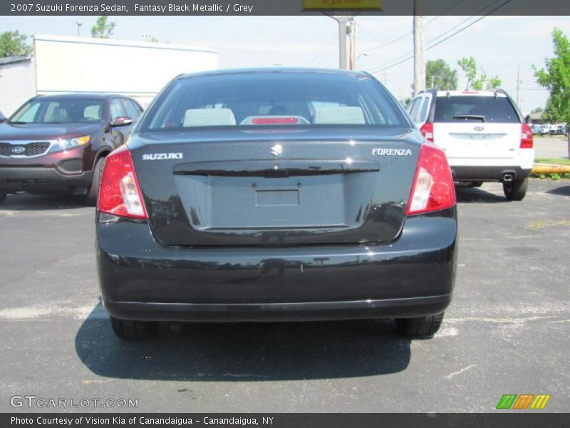 Fantasy Black Metallic / Grey 2007 Suzuki Forenza Sedan