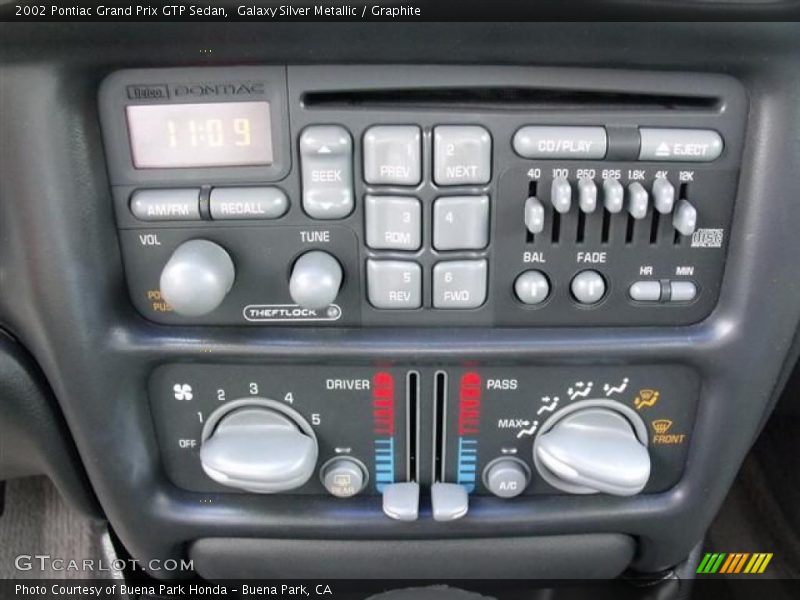 Galaxy Silver Metallic / Graphite 2002 Pontiac Grand Prix GTP Sedan