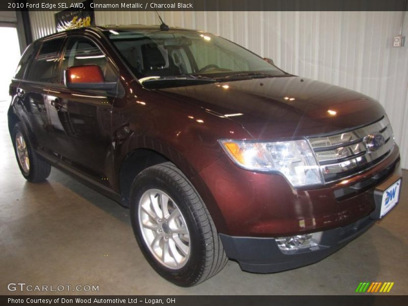 Cinnamon Metallic / Charcoal Black 2010 Ford Edge SEL AWD