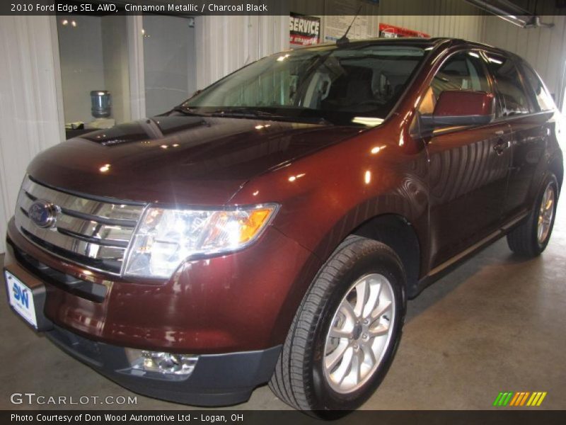 Cinnamon Metallic / Charcoal Black 2010 Ford Edge SEL AWD