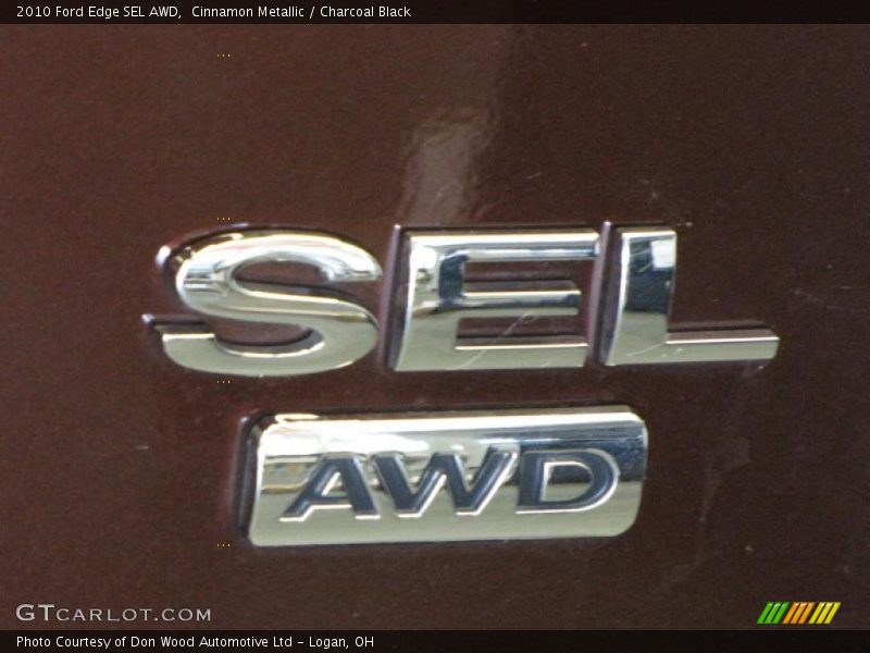 Cinnamon Metallic / Charcoal Black 2010 Ford Edge SEL AWD