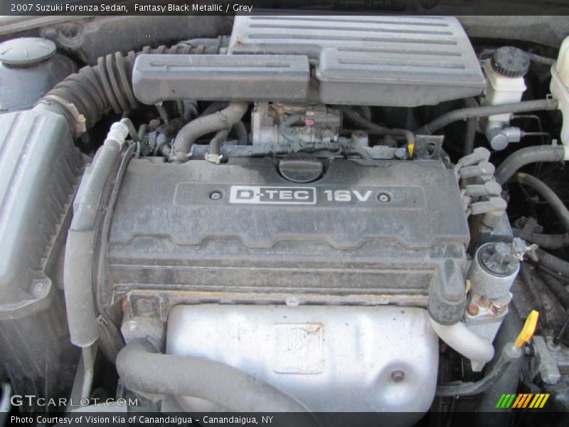 Fantasy Black Metallic / Grey 2007 Suzuki Forenza Sedan