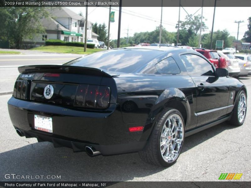 Black / Black/Black 2009 Ford Mustang Shelby GT500 Coupe