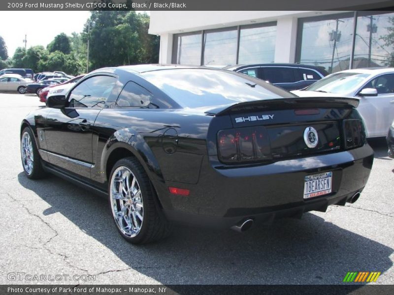 Black / Black/Black 2009 Ford Mustang Shelby GT500 Coupe