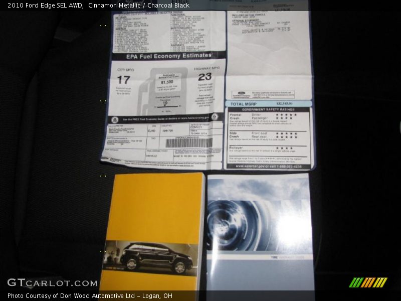 Cinnamon Metallic / Charcoal Black 2010 Ford Edge SEL AWD