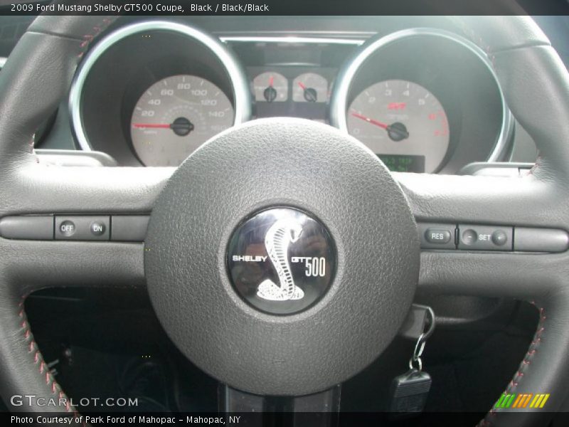 Black / Black/Black 2009 Ford Mustang Shelby GT500 Coupe