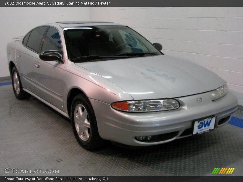 Sterling Metallic / Pewter 2002 Oldsmobile Alero GL Sedan