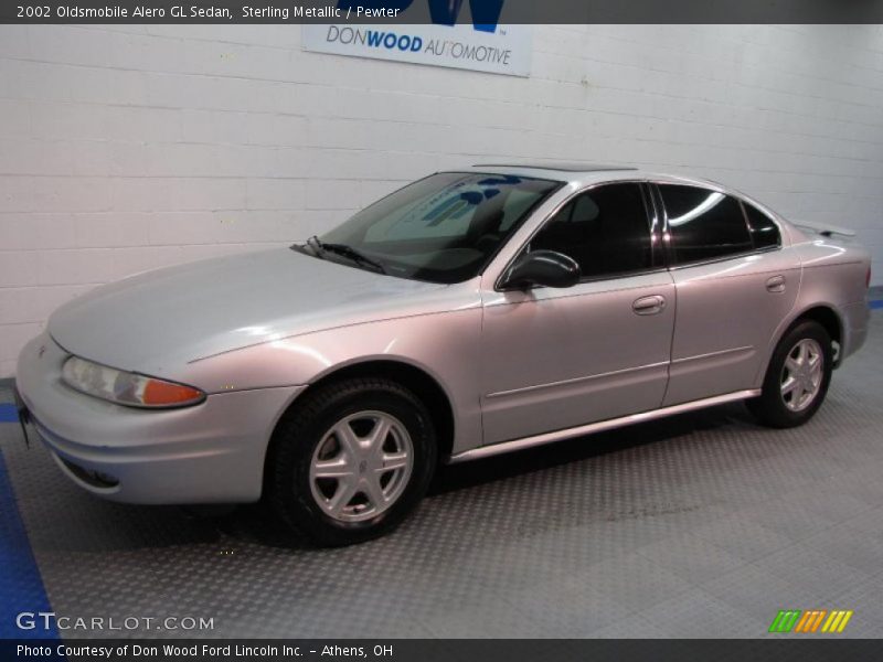 Sterling Metallic / Pewter 2002 Oldsmobile Alero GL Sedan