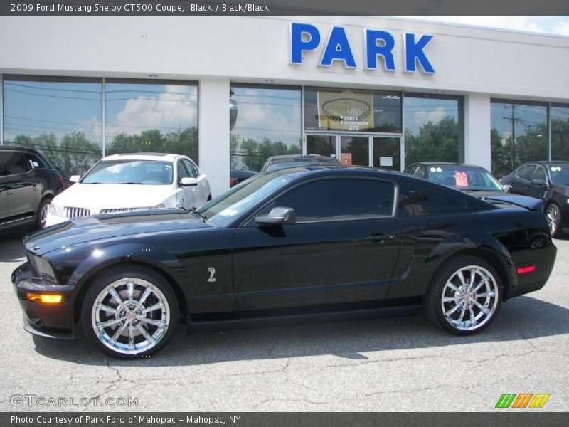 Black / Black/Black 2009 Ford Mustang Shelby GT500 Coupe
