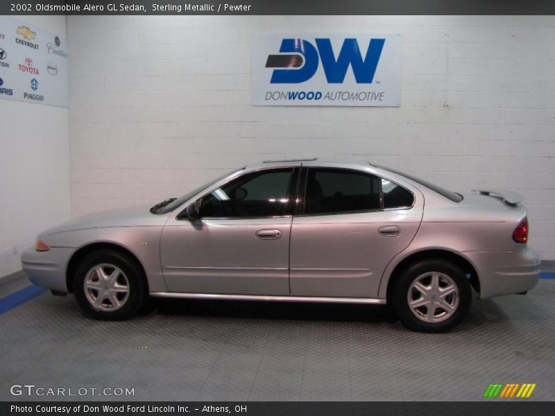 Sterling Metallic / Pewter 2002 Oldsmobile Alero GL Sedan