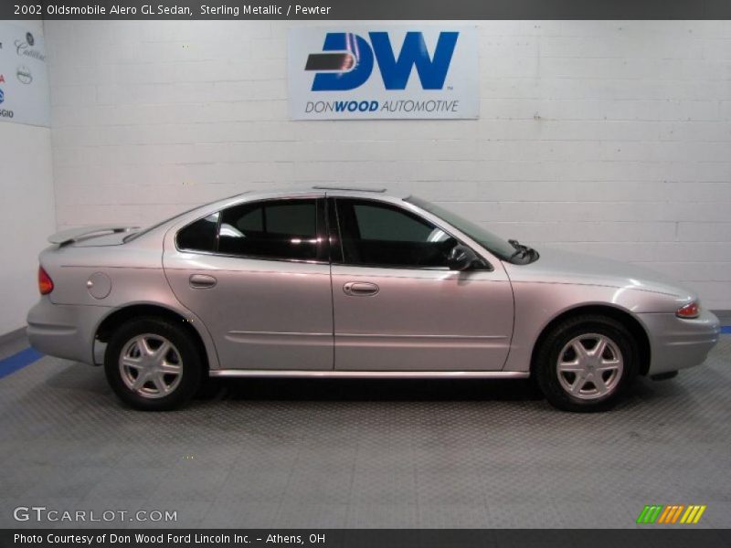 Sterling Metallic / Pewter 2002 Oldsmobile Alero GL Sedan