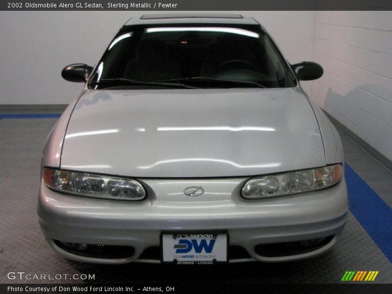Sterling Metallic / Pewter 2002 Oldsmobile Alero GL Sedan