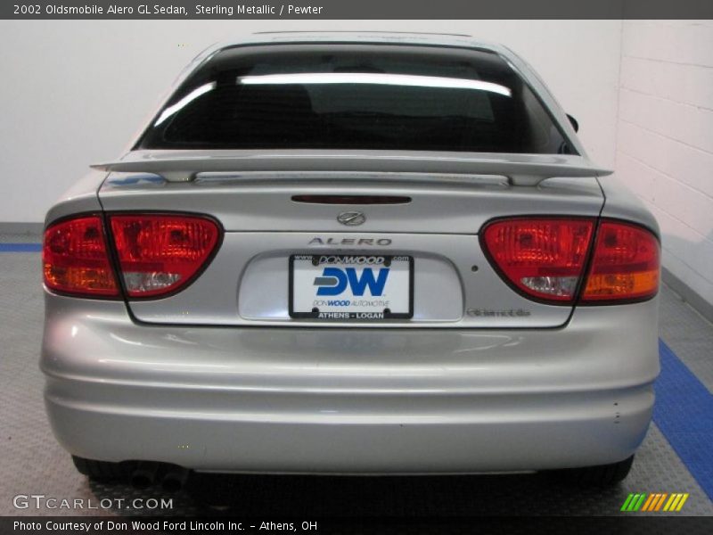 Sterling Metallic / Pewter 2002 Oldsmobile Alero GL Sedan