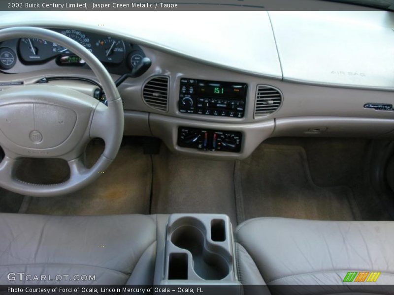 Jasper Green Metallic / Taupe 2002 Buick Century Limited