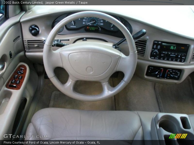 Jasper Green Metallic / Taupe 2002 Buick Century Limited