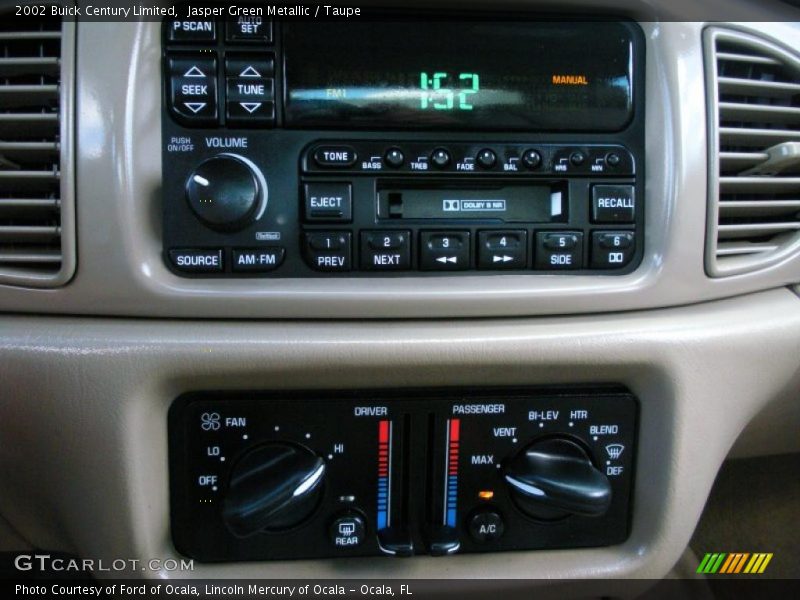 Jasper Green Metallic / Taupe 2002 Buick Century Limited