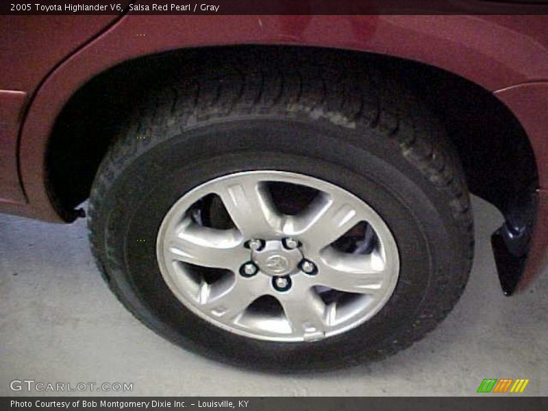 Salsa Red Pearl / Gray 2005 Toyota Highlander V6