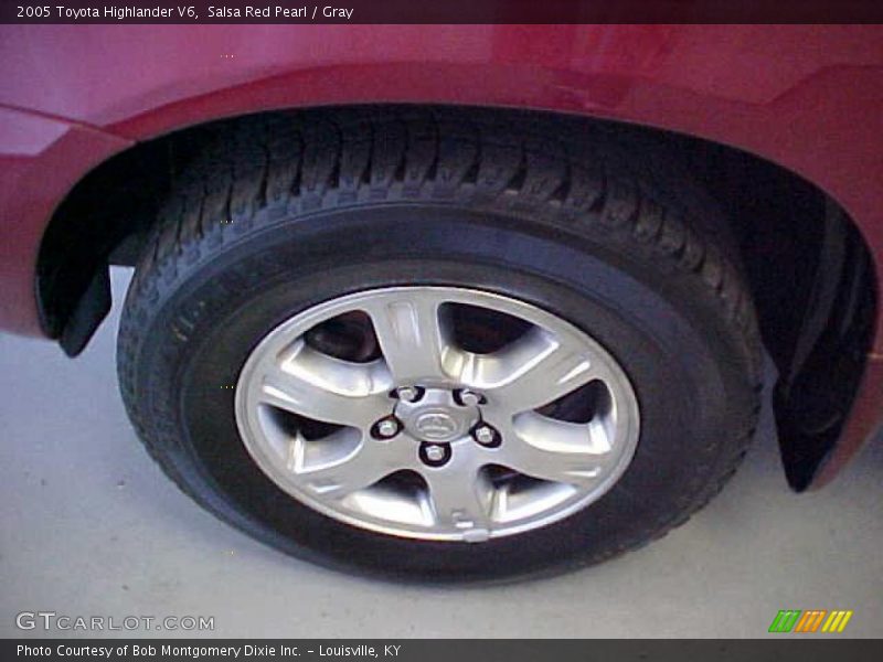 Salsa Red Pearl / Gray 2005 Toyota Highlander V6
