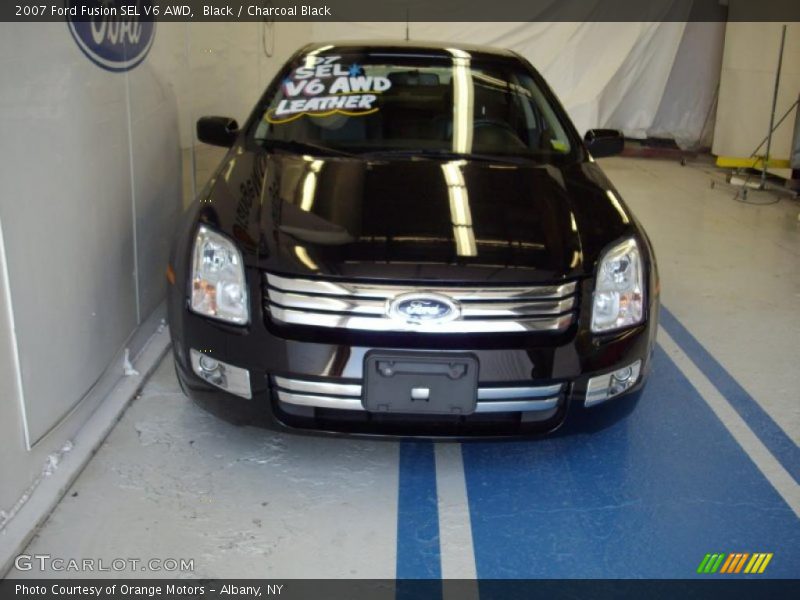 Black / Charcoal Black 2007 Ford Fusion SEL V6 AWD