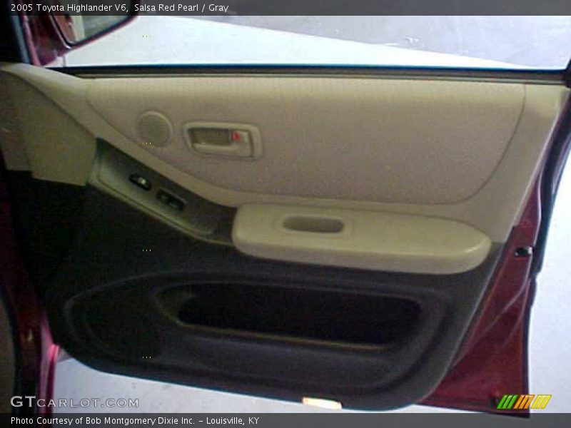 Salsa Red Pearl / Gray 2005 Toyota Highlander V6