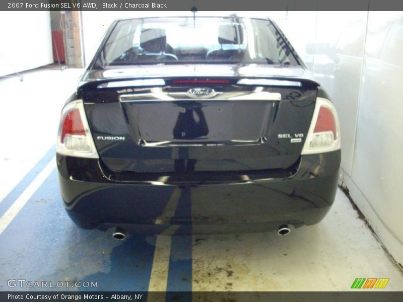 Black / Charcoal Black 2007 Ford Fusion SEL V6 AWD