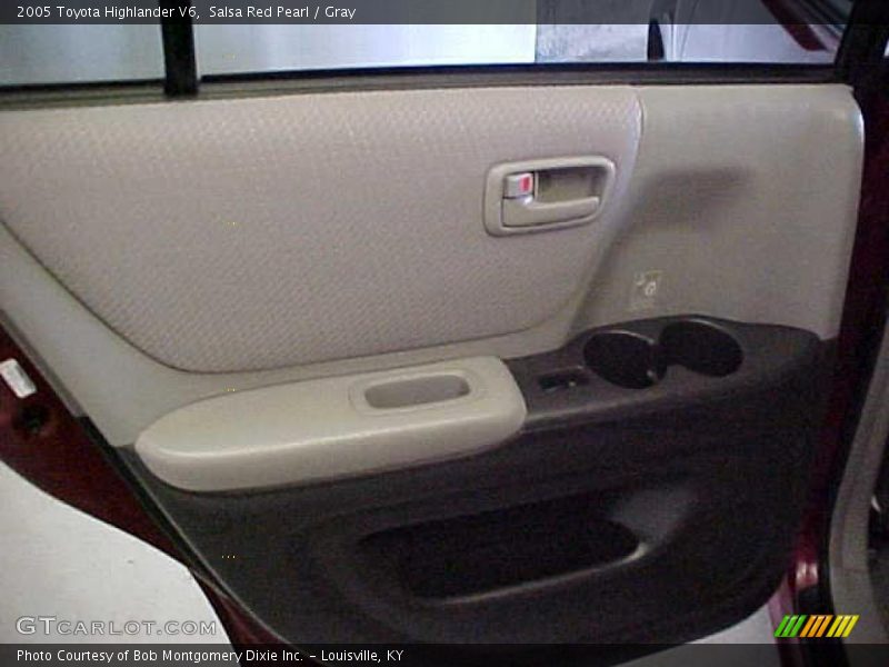 Salsa Red Pearl / Gray 2005 Toyota Highlander V6