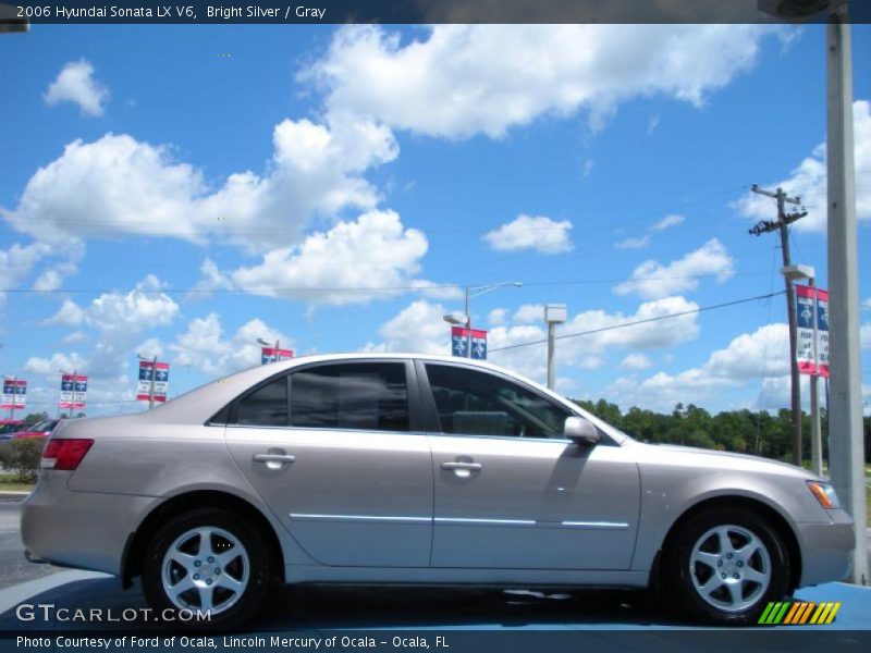 Bright Silver / Gray 2006 Hyundai Sonata LX V6