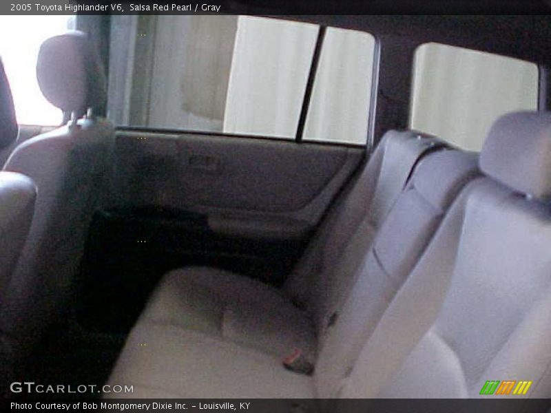 Salsa Red Pearl / Gray 2005 Toyota Highlander V6