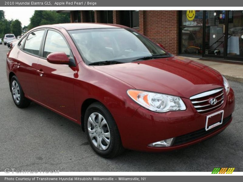 Apple Red Pearl / Beige 2010 Hyundai Elantra GLS