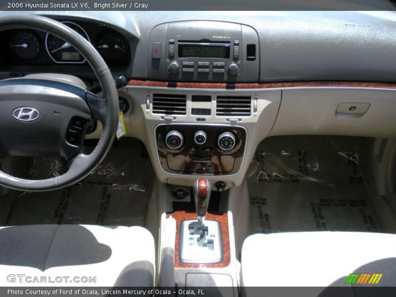 Bright Silver / Gray 2006 Hyundai Sonata LX V6