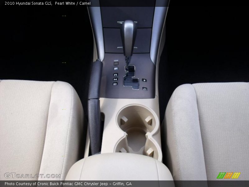 Pearl White / Camel 2010 Hyundai Sonata GLS