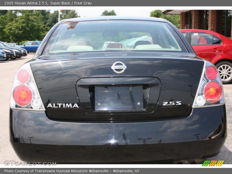 Super Black / Frost Gray 2005 Nissan Altima 2.5 S