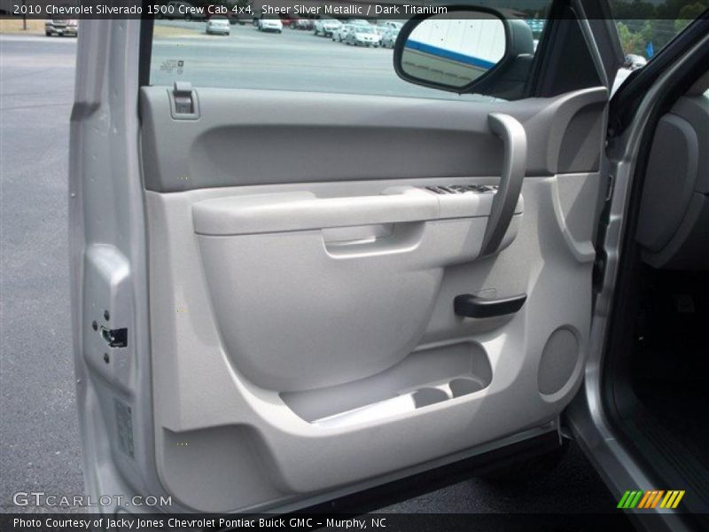 Sheer Silver Metallic / Dark Titanium 2010 Chevrolet Silverado 1500 Crew Cab 4x4