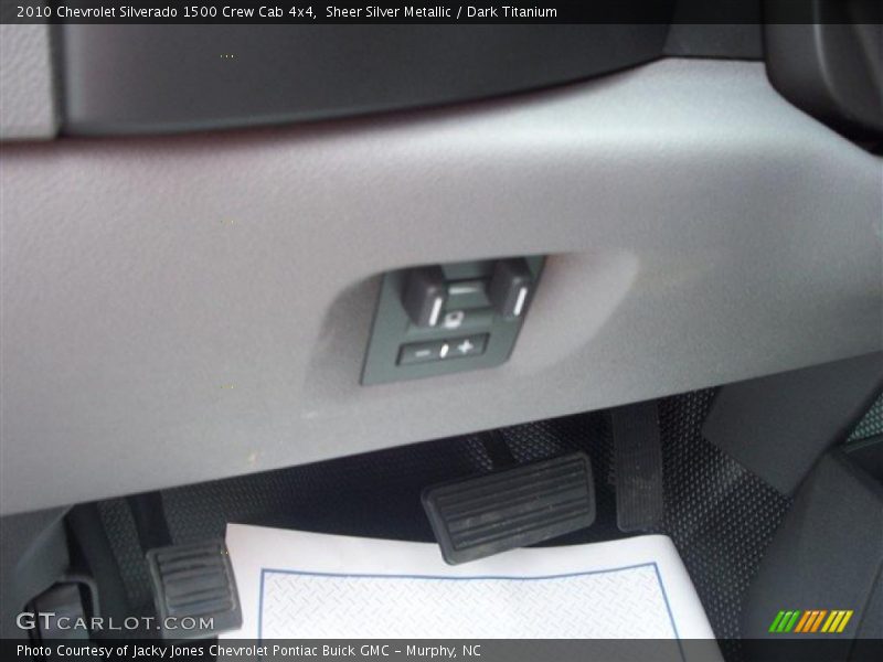 Sheer Silver Metallic / Dark Titanium 2010 Chevrolet Silverado 1500 Crew Cab 4x4