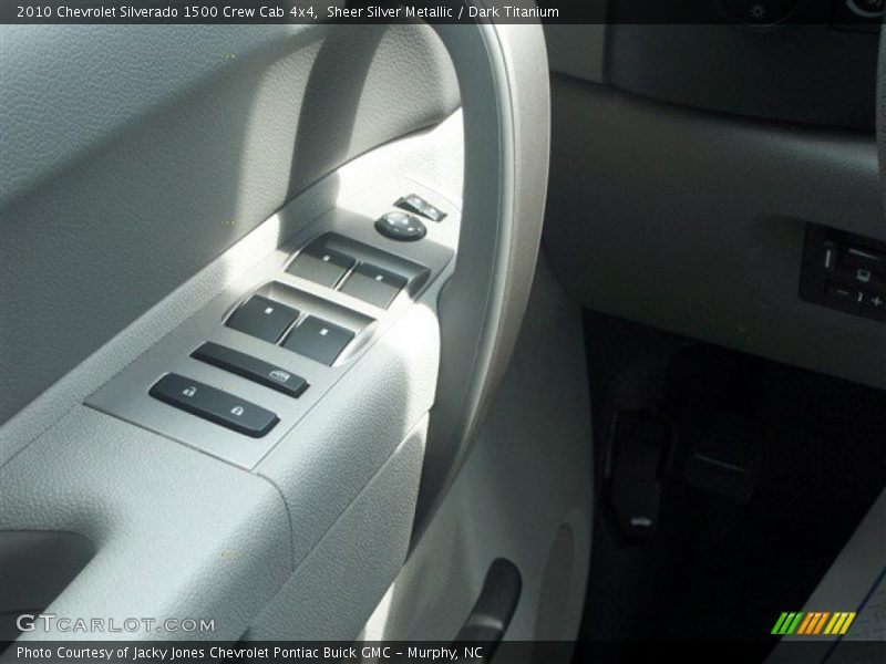 Sheer Silver Metallic / Dark Titanium 2010 Chevrolet Silverado 1500 Crew Cab 4x4