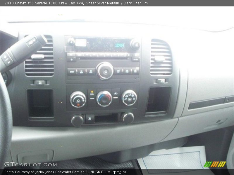 Sheer Silver Metallic / Dark Titanium 2010 Chevrolet Silverado 1500 Crew Cab 4x4