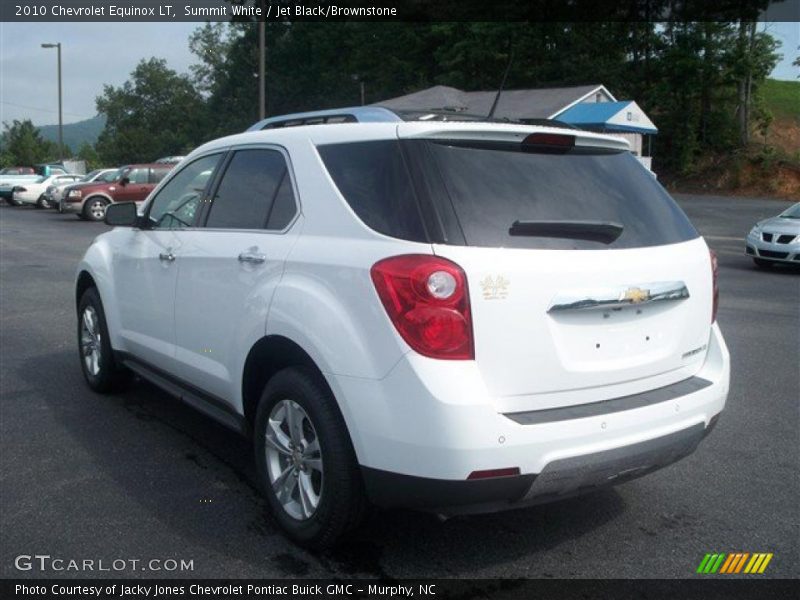 Summit White / Jet Black/Brownstone 2010 Chevrolet Equinox LT