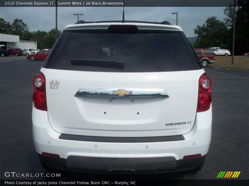 Summit White / Jet Black/Brownstone 2010 Chevrolet Equinox LT