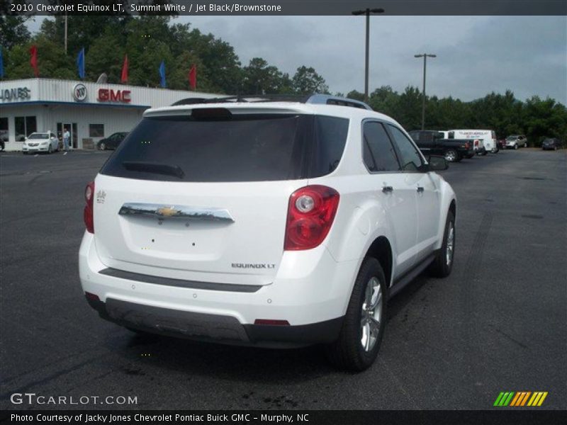 Summit White / Jet Black/Brownstone 2010 Chevrolet Equinox LT