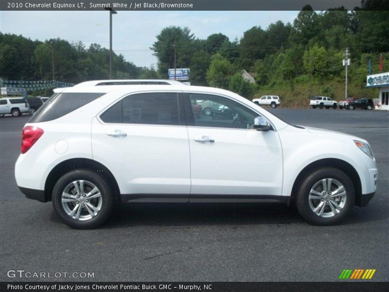 Summit White / Jet Black/Brownstone 2010 Chevrolet Equinox LT