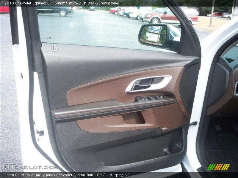 Summit White / Jet Black/Brownstone 2010 Chevrolet Equinox LT