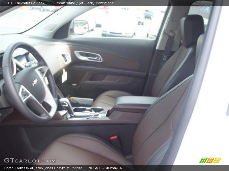 Summit White / Jet Black/Brownstone 2010 Chevrolet Equinox LT