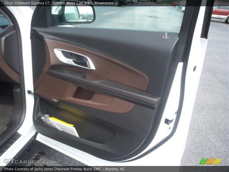 Summit White / Jet Black/Brownstone 2010 Chevrolet Equinox LT