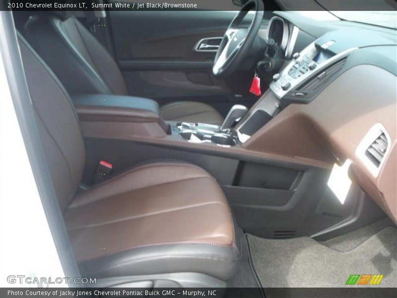 Summit White / Jet Black/Brownstone 2010 Chevrolet Equinox LT