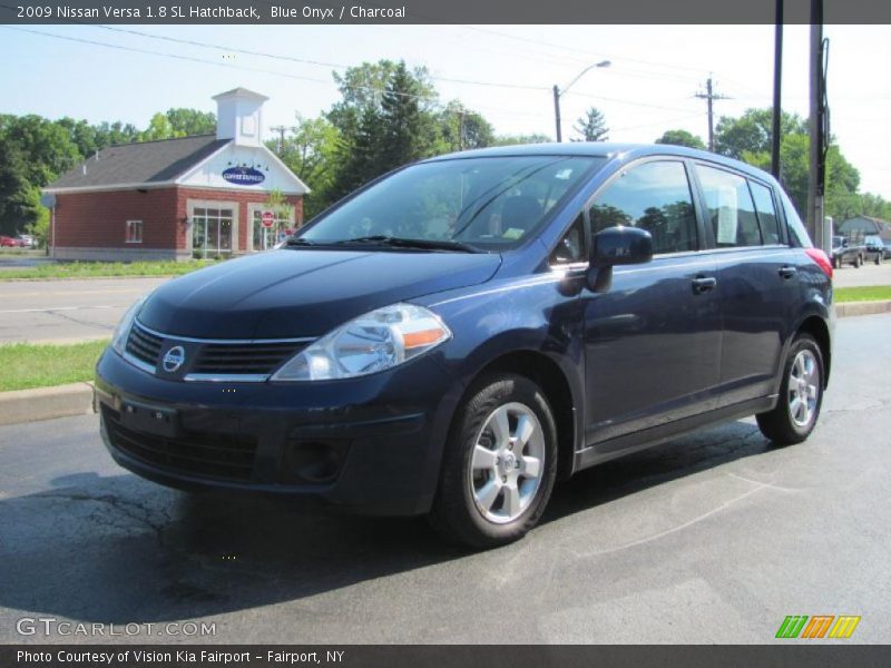 Blue Onyx / Charcoal 2009 Nissan Versa 1.8 SL Hatchback