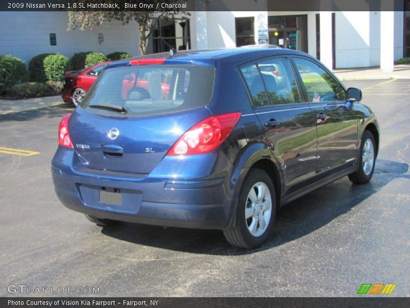 Blue Onyx / Charcoal 2009 Nissan Versa 1.8 SL Hatchback