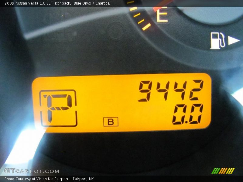 Blue Onyx / Charcoal 2009 Nissan Versa 1.8 SL Hatchback